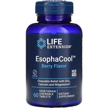 Life Extension Esophacool, Berry Flavor , 60 Veg. Çiğnenebilir Tablet.usa Menşei.dmmedicine\'den