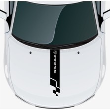 Beta Moda Hub Dodge Için Uyumlu Aksesuar Oto Kaput Şerit Sticker