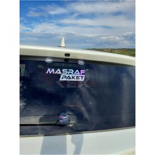 Beta Moda Hub Masraf Paket Hologram Oto Sticker 17*8