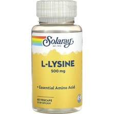 Solaray, L-Lysine, 500 Mg, 60 Veg Kapsül