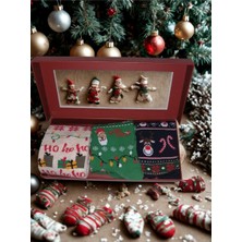 Chiristmas Socks Yılbaşı Desenli Unisex Yetişkin Çorap 3'lü Hediye Seti