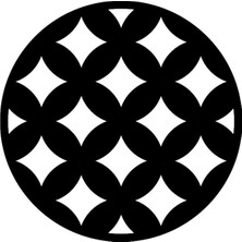 Beta Moda Hub Çiçek Deseni Model 18 Oto Sticker 30 x 30 cm