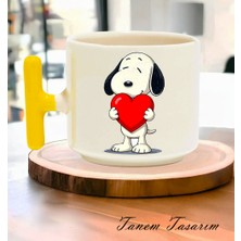 Tanem Bardak Kahve Çay Fincanı Hediye Sevgili Gün - T Kulp Kupa