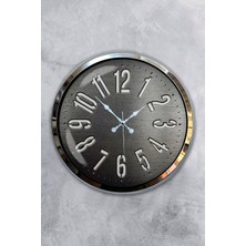 Kasva Concept 40 cm Krom Metal Cristiano Ronaldo Duvar Saati