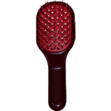 Janeke Curvy Bag Saç Fırçası Arkası Açık Mürdüm SP507A Mag