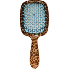 Janeke Superbrush Saç Fırçası Leopar Mavi SP230 Mac Tse