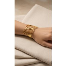 Xuping Elegant Curve Kelepçe  Gold