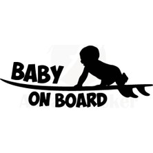 Beta Moda Hub Arabada Bebek Var Oto Sticker 30 x 12 cm
