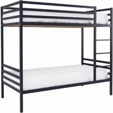 Fs Grup | Çift Kişilik Metal Ranza – Siyah, Sağlam ve Kullanışlı Tasarım