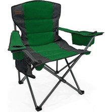 Katlanır Kamp Piknik Sandalyesi - Madfox Echo - Bardaklıklı - Yeşil - 547288 - Taşıma Çantalı