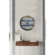 Kasva Concept Hediyelik 40 cm Krom Metal Mario Duvar Saati