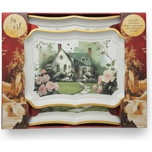 Karma Melamin Kırılmaz Ikili Sunum Tepsisi