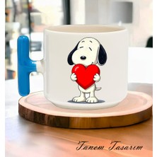 Tanem Bardak Kahve Çay Fincanı Hediye Sevgili Gün - T Kulp Kupa