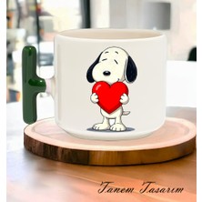 Tanem Bardak Kahve Çay Fincanı Hediye Sevgili Gün - T Kulp Kupa