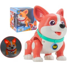 Luminoo Yeni Nesil Akıllı Robot Köpek Akıllı Corgi Sesli Işıklı Pilli