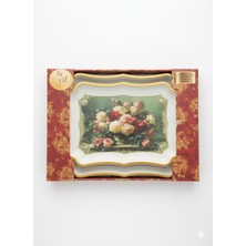 Karma Melamin Kırılmaz Ikili Sunum Tepsisi