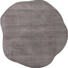 Eko Halı Zen Amorf 04 Antrasit Özel Şekilli Kesim Yumuşak Dokulu Hav Vermeyen Sıkı Dokuma Makine Halısı