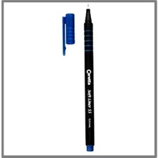 Caretta Soft Liner Renkli Kalem Koyu Mavi - 3 Adet