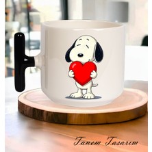 Tanem Bardak Kahve Çay Fincanı Hediye Sevgili Gün - T Kulp Kupa