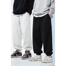 Paçası Lastikli Rahat Kalıp Salaş Oversize Baggy Vladivosto Büyük Beden Battal Uzun Eşofman Altı