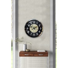 Kasva Concept 40 cm Krom Metal Mutfak Duvar Saati