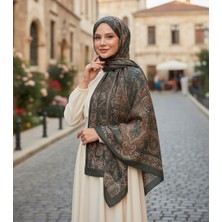 Revam Collection Etnik Retro Desenli Pamuk Şal Kadın