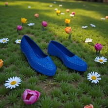 Fiyra Makosen Lacivert Plastik Naylon Bayan Ayakkabı