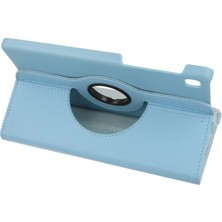 Hayat Store Samsung Galaxy T220 Tab A7 Lite 8.7 Kılıf 360 Tablet Deri Kılıf - Turkuaz