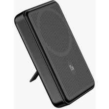 Blic Fulltech Fp6 10.000MAH 15W Magsafe Hızlı Şarj LCD Dijital Göstergeli Kablosuz Şarj Aleti Powerbank