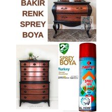 Kl Home Uygun Büyük Boy BAKIR RENK Sprey Boya 400ML - 2yıl Raf Ömrü