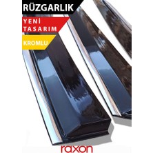 Raxon Nissan X-Trail 2014+ Kromlu Cam Rüzgarlığı 4'lü Paket