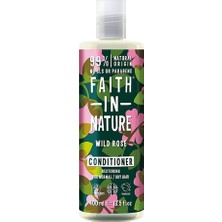 Faith In Nature Yabani Gül Normal ve Kuruya Dönük Saçlar Için Onarıcı Saç Bakım Kremi 400 ml