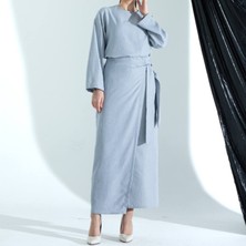 Miami Etek Bluz Takım -Eteği Bağlama Detaylı Takım