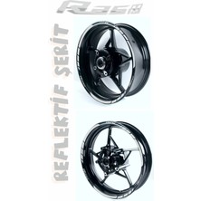 Beta Moda Hub Yamaha R25 M Jant Şeridi ,jant Sticker Reflektif Beyaz Uyumlu