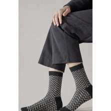 Gigi Giyim Desenli Lambswool Yün Erkek Çorap