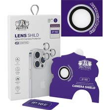 Hayat Store Iphone 16E Bilvis Titan Kamera Lens - Beyaz