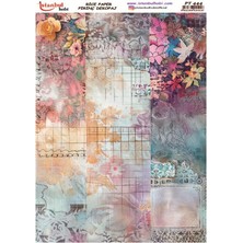 E Hobici Pirinç Dekopaj Kağıdı 30X42CM PT-444 Mix Retro