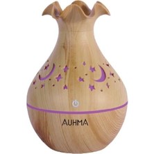 Auhma Aph-04 Ahşap Aromaterapi Rgb Hava Nemlendirici 130 ml