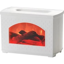 Auhma 3D Alev Şömine Hava Nemlendirici Aromaterapi Nemlendirici Aroma Difüzör 270ML