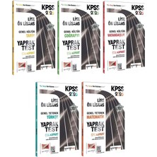 Bi Bigelio Yargı 2026 KPSS Lise Ön Lisans Yaprak Test 5 li Set Yargı Yayınla