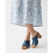 Ender Iç Dış Hakiki Deri Yumuşak Taban Kadın Terlik