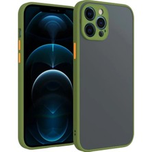 FRY iPhone 12 Pro 6.1inç Kamera Korumalı Premium Silikon KILIF-(5775)