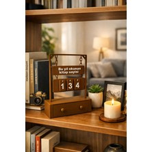 Novatech İnovasyon Kitap Okuma Sayacı Dekoratif Masa Üstü Aksesuar Ev Dekorasyonu Hediye Alternatifi