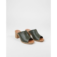 Ender Iç Dış Hakiki Deri Yumuşak Taban Kadın Terlik