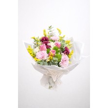 Akland Pembe Düşler | Gül ve Kasımpatı Buketi