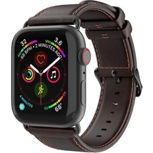 FRY Dux Ducis Apple Watch 38/40/41MM Için Business Deri Kayış KORDON-(5775)