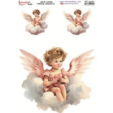 E Hobici Pirinç Dekopaj Kağıdı 30X42CM PT-1420 Melek