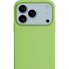 Piyasa Sepeti Apple iPhone 17 Pro 6.3'' Liquid Lansman Silikon Kılıf Fıstık Yeşili