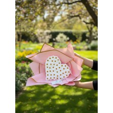 Nurss Official Yapay Kalp Şeklinde Papatya Buket’i Sevgiliye Özel