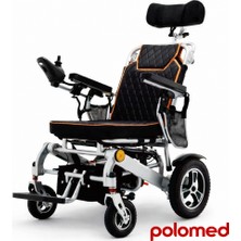 Polomed Sağlık Polomed P206 Hafif Akülü Katlanabilir Tekerlekli Sandalye 2X250W Lityum Pilli